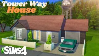 (No CC!!) Tower Way House | The Sims 4 Speed Build