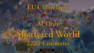 EU4 Shattered World - AI Only Timelapse