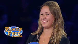 Did you just make up a boy band? | Family Feud Canada