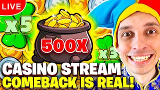 COMEBACK IS REAL! Slots Live - Casino Stream: Biggest Wins with mrBigSpin