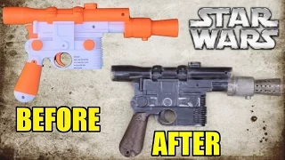 Rubies Han Solo DL-44 Blaster Makeover- Chris' Custom Collectables!
