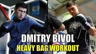 Dmitry Bivol Heavy Bag Workout