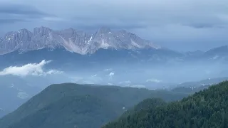 View from Titschenwarte, above Bolzano, Italy.