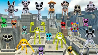 🗽 New York Сity Zoonomaly Monsters Roblox Innyume Smiley's Stylized Spartan Kicking in Gmod !