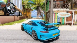 Porsche 911 GT3 RS | Forza Horizon 5 | Steering Wheel Gameplay Logitech G29