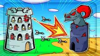 Destroying the EVIL TOWERS in Grow Castle