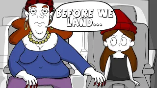 The VERY Creepy Woman On My Airplane (Story time)