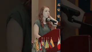 When you give the wrong speech...