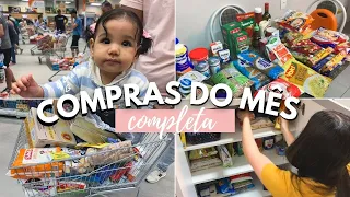 COMPRAS DO MÊS NO ATACADISTA , ORGANIZANDO E NOSSO LANCHE | Camila Ester.