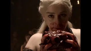 GOT: S01E06 - Daenerys Eats the Heart of Stallion