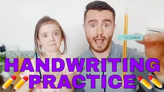 Handwriting Practice for Fine Motor Skills | The Peg and Pencil Race ✏️ (Warm Up Activities)