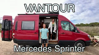 ROOMTOUR 30.000€ Mercedes Sprinter Campervan I Vantour mit Jannis & Maja