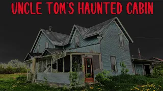 DISCOVERING UNCLE TOMS HAUNTED CABIN | CREEPY ABANDONED FARM HOUSE