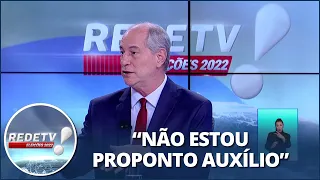 Ciro Gomes explica proposta de benefício de R$ 1 mil: “Novo modelo previdenciário”