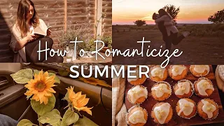 🌻How to romanticize Summer (For Autumn lovers) |  Cosy, slow living vlog, English countryside vlog