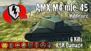 AMX M4 mle. 45  |  4,5K Damage 6 Kills  |  WoT Blitz Replays