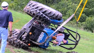 Most Dangerous Idiots Tractor Operator Fails! Powerful Tractors - Best Of Tractor Crash Compilation