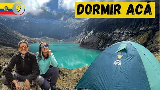 Sólo se puede llegar caminando 😱 32km para conocer LAGUNA AMARILLA y Volcán EL ALTAR🌎 #Ecuador Ep.09