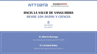 Encuentro Informativo con NTT DATA: "Hacia la salud de vanguardia desde los datos y ciencia"