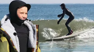 11-Year-Old New Jersey Boy Plans to Surf 1,000 Days Straight