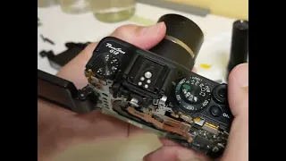 canon g12 lens barrel stuck extended with lens error and high pitched sound, dead and broken