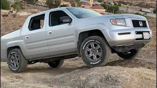 Honda Ridgeline off road in Jurupa