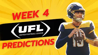 UFL Week 4 Predictions! Week 4 UFL Picks 2024 | All Games | The Scoreboard #186