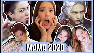 MAMA 2020 PERFORMANCE REACTION (BTS, STRAY KIDS, TWICE, ATEEZ, THE BOYZ, HWASA&JESSI) | Lexie Marie