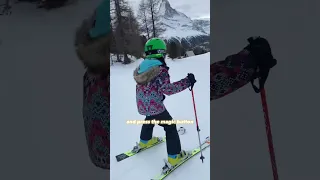 Children ski lesson zermatt Switzerland
