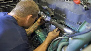 PDI Exhaust Manifold Installation Volvo D13 & Mack MP8