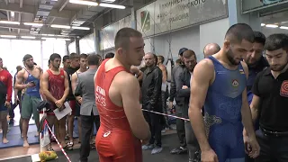 Взвешивание сильнейших молодых борцов России, в категории до 70 и 74 кг в Наро-Фоминске!
