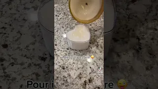 PUTTING CANDLE WAX ON SLIME