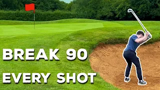 Trying to BREAK 90! - 18 Handicap Golfer | EVERY SHOT - Part One