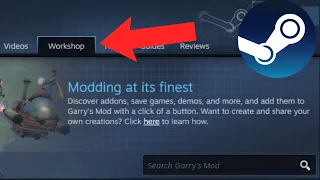 How To Access Workshop On Steam (tutorial)