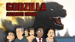 GODZILLA Alternate Ending - Cartoon Parody