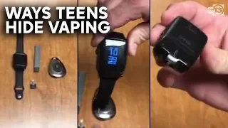 How teens hide vaping from parents