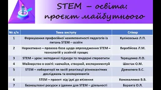 STEM - освіта: проєкт майбутнього