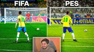 TODAS COBRANÇAS DE PÊNALTI DO NEYMAR FIFA vs PES!!! De 2011 a 2023!