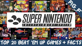 Top 20 Best SNES Beat 'Em Up Games + FACTS