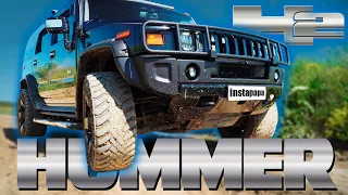 HUMMER H2 огненный тест драйв обзор.