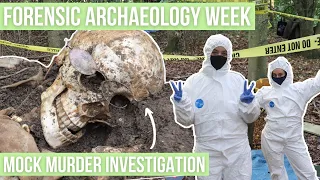 Excavating a **Mock** Murder Burial // A Week in the Life of a Forensic Archaeology Student