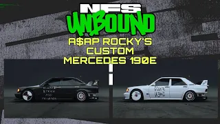 Need for Speed Unbound - A$AP ROCKY'S CUSTOM MERCEDES 190E