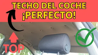 Como REPARAR el TECHO del COCHE DESCOLGADO Sin Desmontar ✅ ¡Mejor que con Chinchetas!