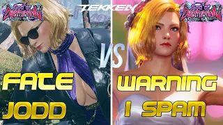 Tekken 8 ▰ FATE JODD (Rank #1 Nina) Vs WARNING I SPAM (Rank #2 Nina) ▰ Player Matches