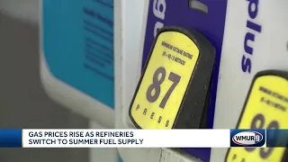 Gas prices rise as refineries switch to summer fuel supply