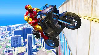 Iron Man Epic Bike Jumps - GTA 5