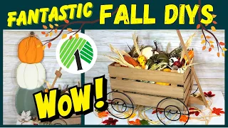 *GENIUS* Dollar Tree FALL DIY HACKS - High-End Home Decor on a Budget