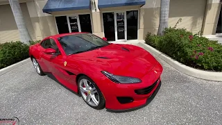 2019 FERRARI PORTOFINO IN ROSSO CORSA RED WALK AROUND AND DRIVE POV BY DRIVING EMOTIONS