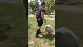 Mark Carpenter Outdoor Strength Training With A Natural Stone 7/11/22