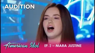 Mara Justine: This Young Girl Has GOT TALENT! | American Idol 2018